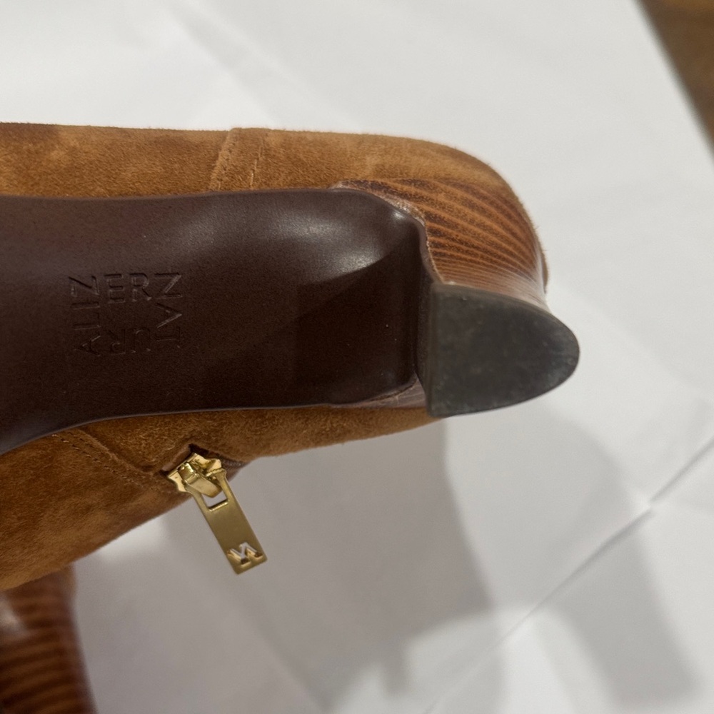 Brown Suede Ankle Boots - Picture 10 of 11